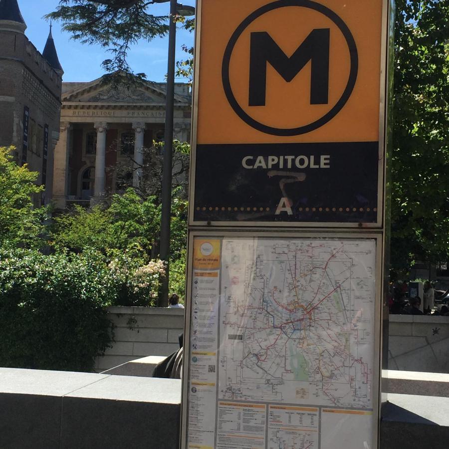 Appartement Toulouse Plein Centre-Jusqu'A 4 Personnes-Parking Et Petit Dejeuner Inclus Exterior foto